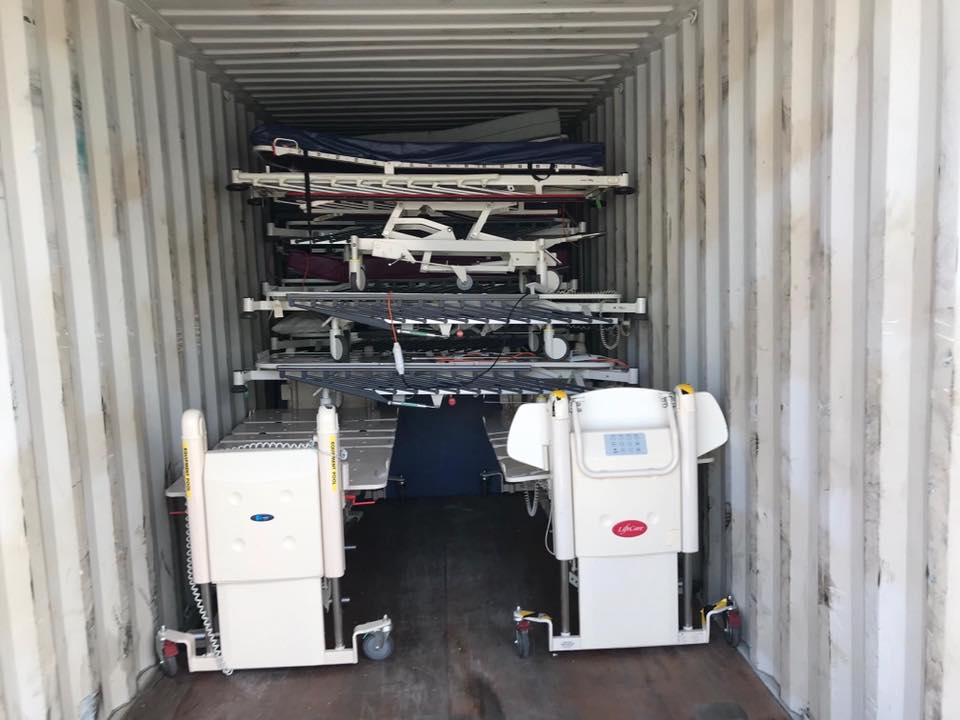 Hospital beds & medical supplies